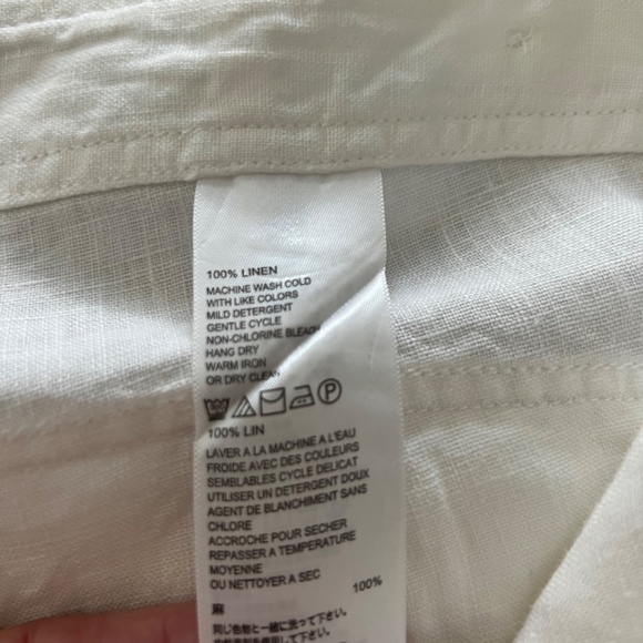 Tommy Bahama white linen pants size 12 - Picture 7 of 11